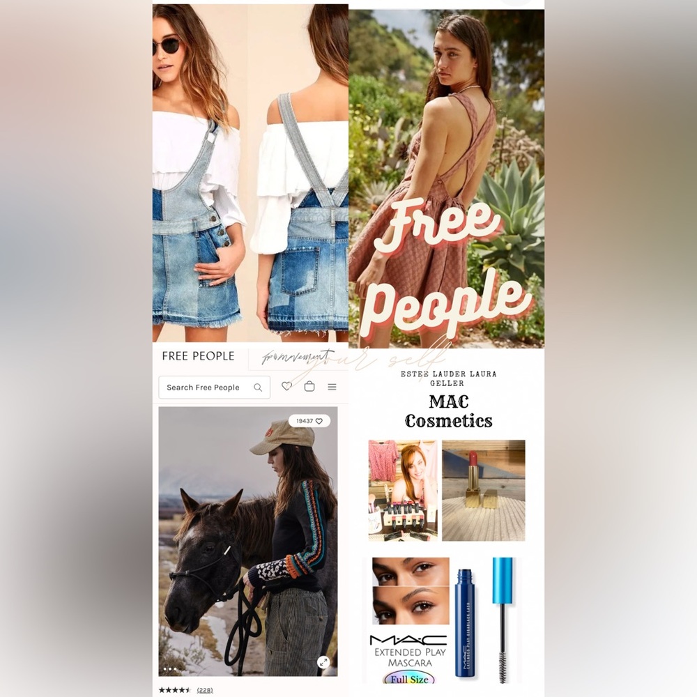 Share Show! Free People + High End Cosmetics 9:30am EST time Thursday 4/10!